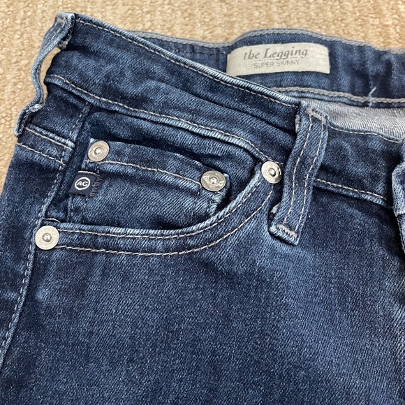 AG The Legging Super Skinny Jeans Dark Wash 24R - Picture 8 of 10